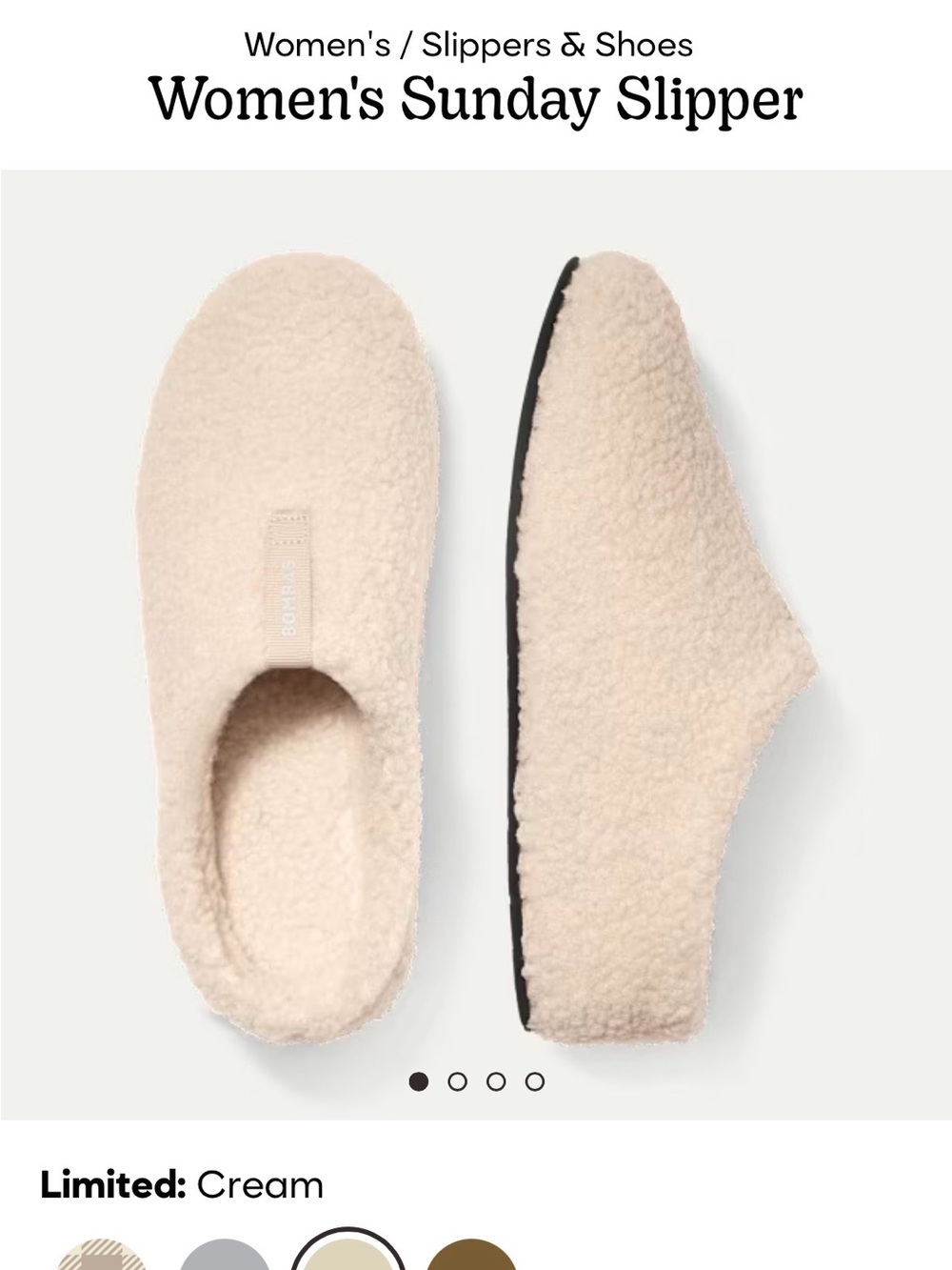Bombas Sunday Slipper, size 11